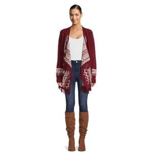 Cardigan with Southwest Pattern, Women Winter Wear Jackets , NWT